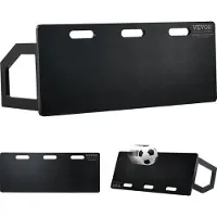 Vevor Football Rebound Board, Tableau de rebondissement portable 100 x 40 cm, équipement de rebond mural, enfants & adolescents, double équerre Rebounder Kicker pour l'entraînement de football Noir