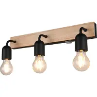 TRIO Applique de salle de bain rurale Arturo 3x E27