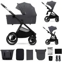 Kinderkraft universalus veimas 2IN1 NEA 2.0, deep pilkas, KSNEA002DGR2000