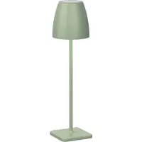 Lyora Lampe de table rechargeable Colt 38cm vert olive