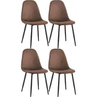 CLP lot de 4 chaises de salle à manger Napier