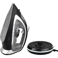 Adler Steam Iron | AD 5043 | Steam Iron | 2800 W | Water tank capacity 300 ml | Continuous steam 30 g/min | Steam boost performance 42 g/min | Black/Silver