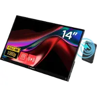 Verbatim 32088 téléviseur et moniteur portables Moniteur portable Noir 35,6 cm (14") LED 1920 x 1080 pixels