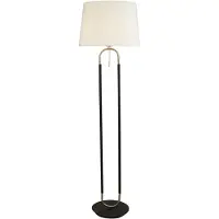 Searchlight Lampadaire Jazz 161cm noir avec crème