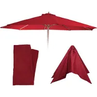 MCW Toile de rechange pour parasol Lisbonne