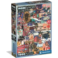 Clementoni , le Puzzle européen Made in Italie Puzzle Plus C'Est Plus - Voyages &amp; Cultures - 1000 pièces