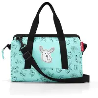 Reisenthel sac à épaule bandoulière sac à main Allrounder Kids Cats And Dogs Mint menthe