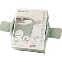 Berghoff Poêle à frire Balance, Haute, Antiadhésive, 24 cm, 5,5 L, Sauge, Aluminium recyclé - | Leo Line