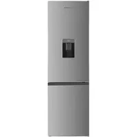 Heinner HC-HM260XWDE++ Réfrigérateur-congélateur 260L, distributeur d'eau, sens d'ouverture de porte réversible, argent