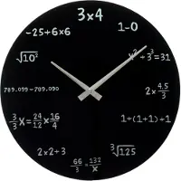 Out of the blue Horloge en verre MATHEMATIC 35 cm