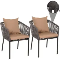 MCW Chaise de jardin -N41 (lot de 2)