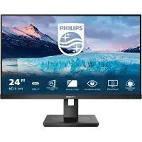 Philips S Line 243S1/00 écran plat de PC 60,5 cm (23.8") 1920 x 1080 pixels Full HD LCD Noir