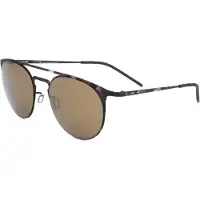 Italia Independent MOD 0206 I THIN METAL Havana militaire 52/19/140 Lunettes de soleil unies