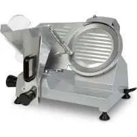 VERTES Trancheuse Gastro Trancheuse électrique 120W, couteau diamètre 220mm, épaisseur de coupe 0 à 12mm