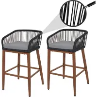 MCW Tabouret de bar -O22 (lot de 2)