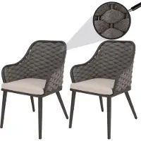 MCW Chaise de jardin -O16 (lot de 2)