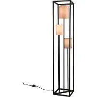TRIO Lampe sur pied Ross noir