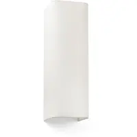 Faro Applique murale en tissu Coton Angle 2 flammes Beige
