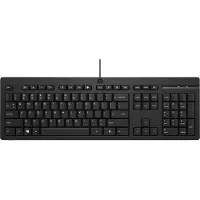 HP 125 G2 USB Wired Keyboard Schwarz Layout Deutsch