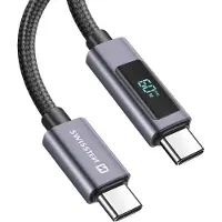 Swissten , Câble USB-C vers USB-C 3A 60W PD 1 m, noir