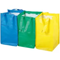 Meva Sacs résistants pour le tri des déchets KIT 3pc x 21L