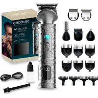 Cecotec Tondeuse Professionnelle Multifonction PrecisionCare Samurai Profiling 6 en 1. Pour Nez et Corps, Autonomie 150 min