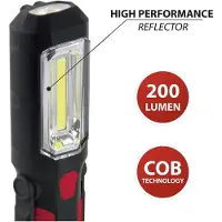 Velamp Projecteur De Travail Led Portable Transformer Cob 3w
