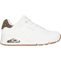 SKECHERS pour femme. 177093 Trainers Uno Jungle Nite white (37), Blanc, Plat, Lacets, Casuel
