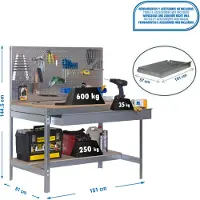 Simon Rack Simonwork (bancos De Trabajo) Établi Bt2 Box 1445x1510x610 Mm