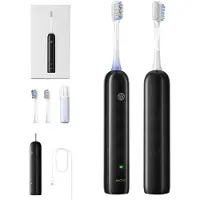 MOVA Fresh SweepDrive Brosse à dents électrique, 3 modes, 30 jours autonomie, blanchiment, nettoyage en profondeur, IPX7 étanche, noir