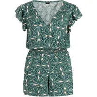 Protest Curve Short Sleeve Romper Vert L Femme