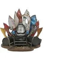 NECA Teenage Mutant Ninja Turtles 2 Secret of the Ooze TMNT Diorama Trône de Shredder 27cm