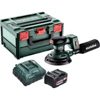 Metabo SXA 18 LTX 150 BL Ponceuse excentrique sans fil 18 V 150 mm Brushless + 1x batterie 4,0 Ah + chargeur + metaBOX