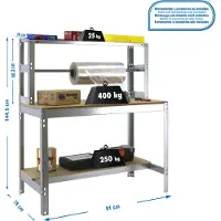 Simon Rack Simonwork (bancos De Trabajo) Établi Bt4 1445x910x760 Mm