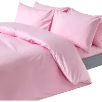 Homescapes Literie rose densité 200 fils, 135 x 200 cm