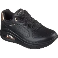 SKECHERS Uno Icon Sneakers Laag - Zwart - Maat 37