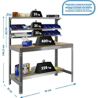 Simonwork (bancos De Trabajo) Établi Bt1 1445x910x610 Mm