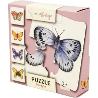 Mama Maluje Puzzle 4 pièces Papillons