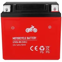 Lamex Gel Battery Motorbike 12V 5Ah LTX5L-BS
