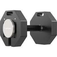 Tunturi Rapid Haltère Ajustable – Set d’haltère unique de 20 kg – Réglable de 4 à 20 kg – 9 haltères en un – Ensemble de poids pour home gym