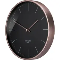 KIENZLE Horloge murale radio-pilotée DCF or rose noir 25 cm