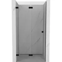 Mexen Lunar-F Portes pliantes pour la douche à gauche 95 cm, transparent, noir - 836-095-000-70-00-L