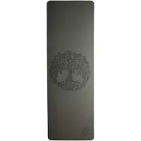 Berk Esoterik Tapis de yoga TPE ecofriendly - Arbre de vie vert foncé, vert clair