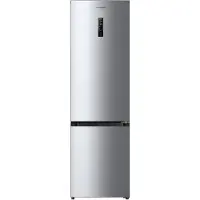 Heinner HCNF-HM377INVXC Réfrigérateur-congélateur 377L, No Frost,tactile, mode vacances, acier inoxydable