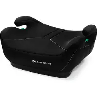 Kinderkraft I-BOOST 2 i-Size Siège-auto 125-150 cm, R129, 1,2 kg, ultra-léger, avec accoudoirs & housse amovible, noir