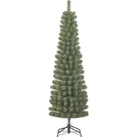 Black Box Trees Charlton Arbre de Noël artificiel étroit - H185 x Ø53 cm - Vert