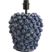 Light & Living Lampe de table - bleu - Berries - céramique - Ø 26cm - E27 - 1742780 -