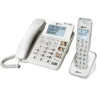 Geemarc Telecom Geemarc AmpliDECT COMBI 295 Combo Téléphone senior filaire 30 dB (+répondeur+ ) et téléphone Dect supplémentaire - Version française