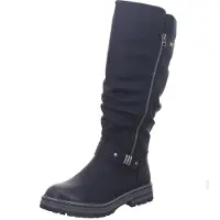 Rieker Bottes confortables et chaudement doublées en noir, taille 38