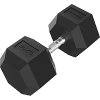 Tunturi Platinum Hexa Haltère - Caoutchouc - 1x 40g - Noir